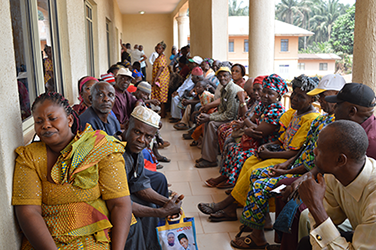 Social project Nigeria: eye camp