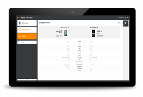 Product Catalog Software Product Catalog Software on iPad