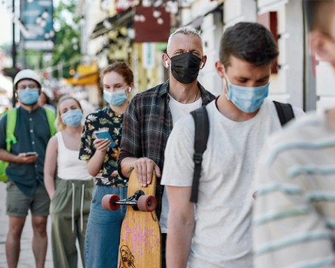 Social distancing in retail Social distancing in retail