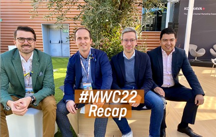 NTS Retail team at MWC 2022