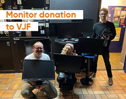 NTS Retail donates monitors to VJF in Linz